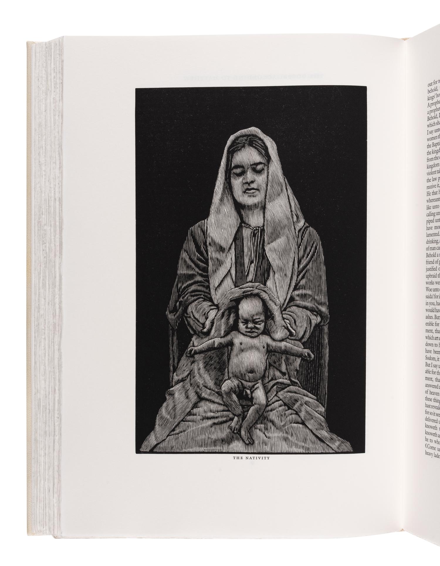 [MOSER, Barry, illustrator]. The Holy Bible. Containing All the Books of the Old and New Testaments . North Hatfield, MA and New York City: Pennyroyal Caxton Press, 1999.