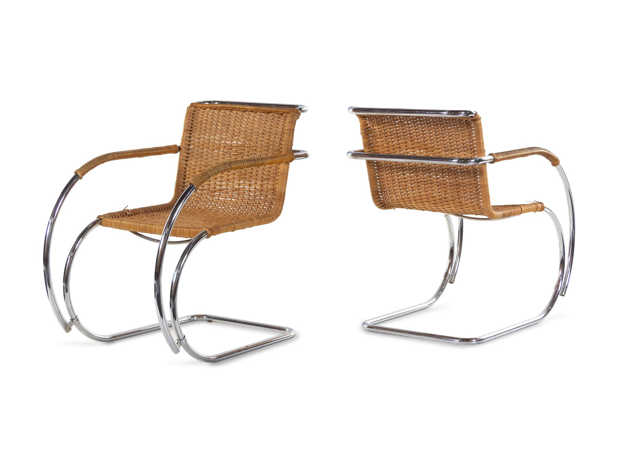 Pair of MR-20 Armchairs, Stendig, Italy