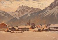 Mountain Town Scene