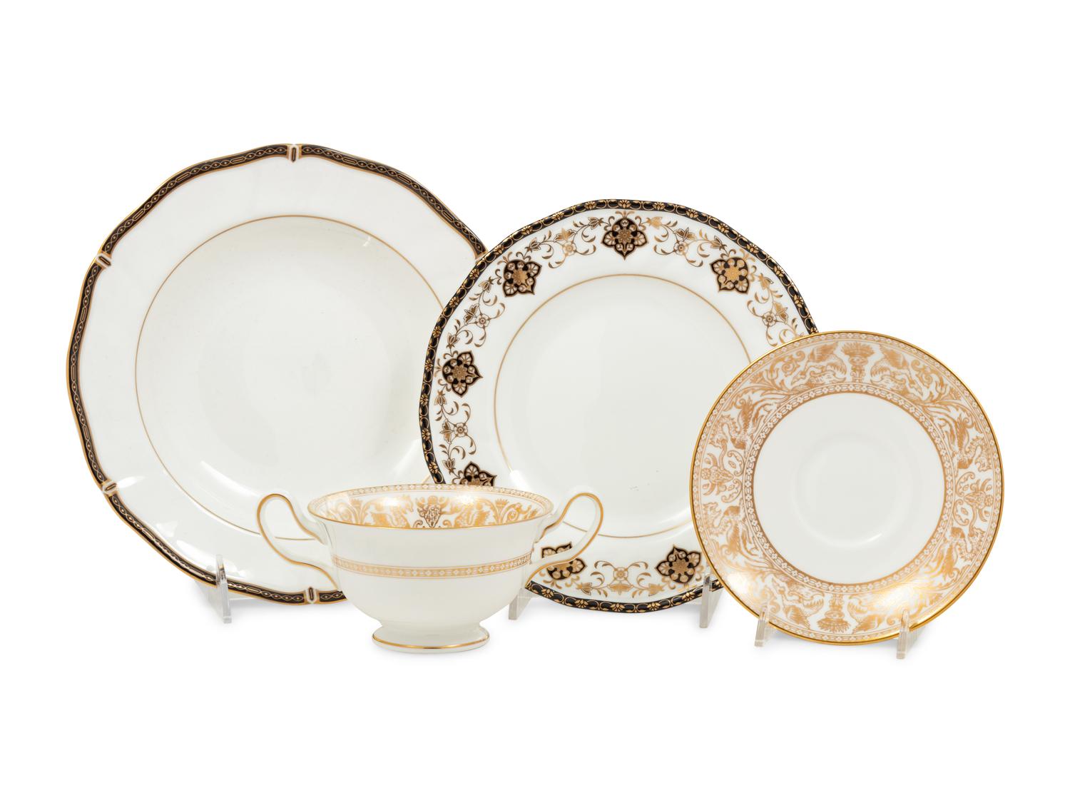 A Group of Wedgwood Porcelain Dinner Articles