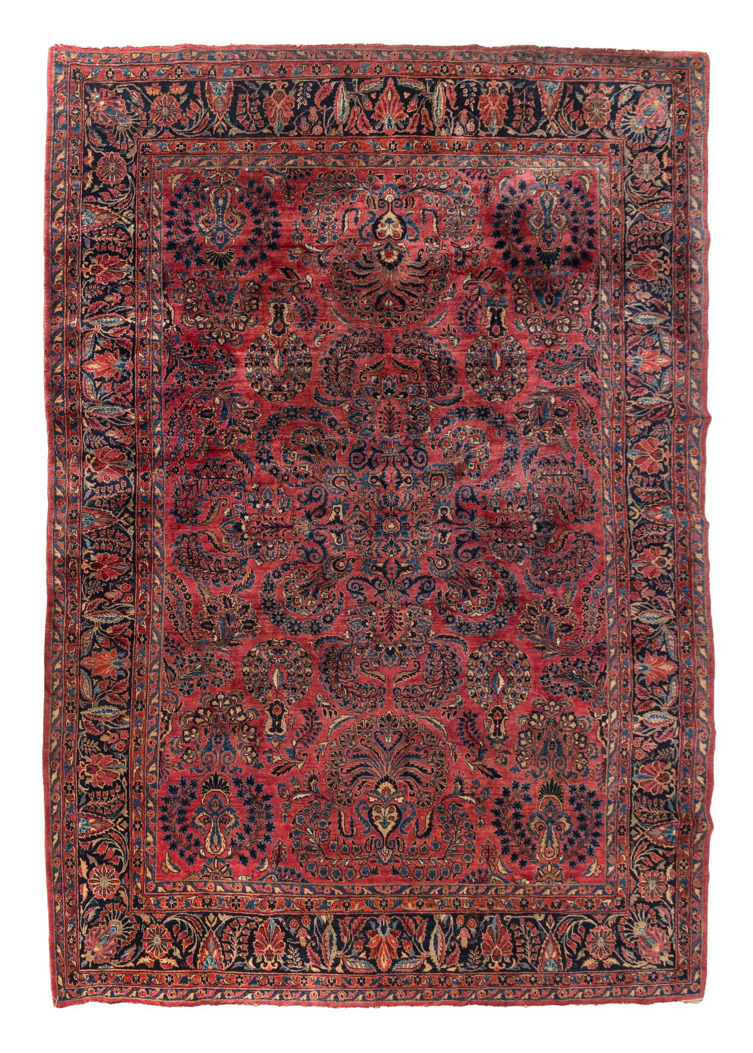 A Sarouk Wool Rug