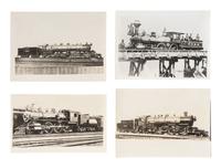 [Transportation] Collection of Over 140 Photographs of Locomotives. ca 1910s-1940s.