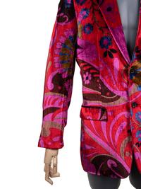 Men's Gucci Printed Velvet Jacket, c.1994