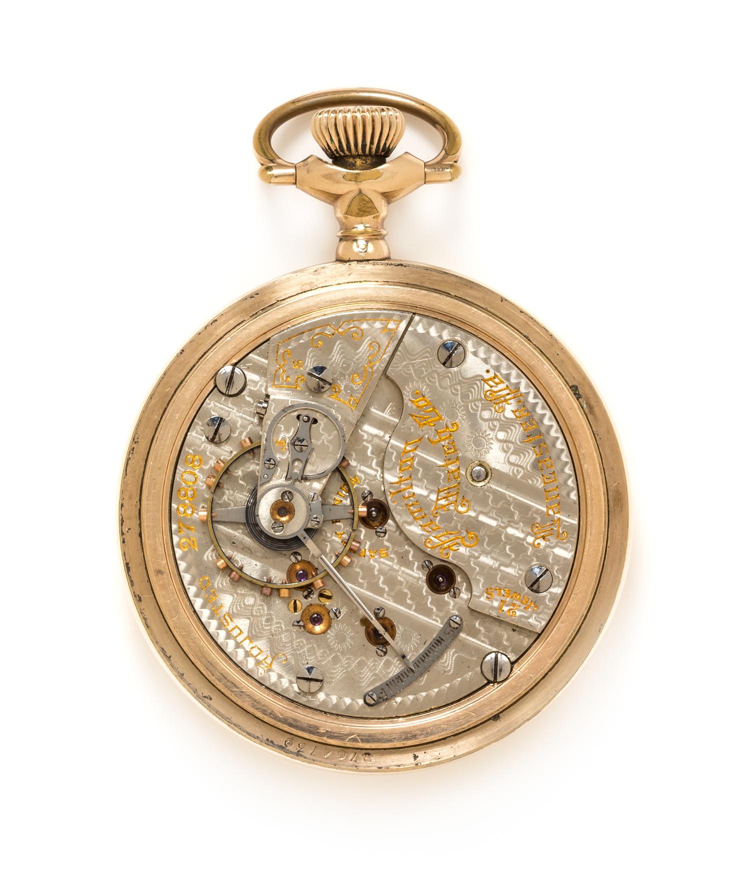 A Gold Filled Open Face Pocket Watch, Hamilton, Circa 1903, 76.30 dwts.
