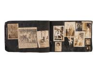 [EARLY PHOTO.] Album comp. by Helen Berry of Mt. Hope, MO, ft. photos of a Black family. Ca 1930s.