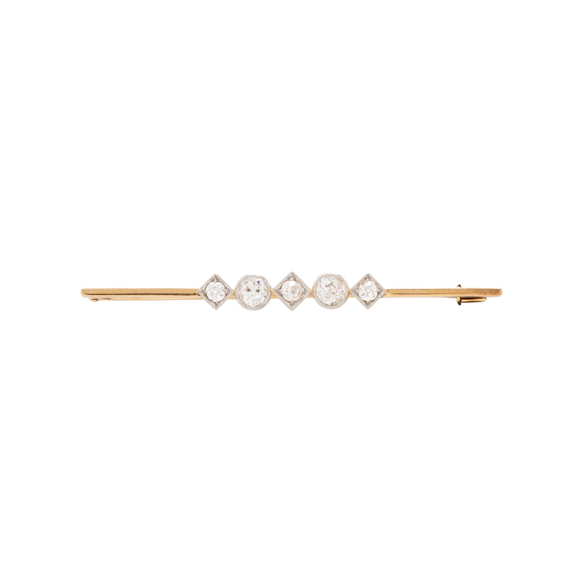 DIAMOND BAR PIN