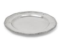 A George III Silver Dinner Plate