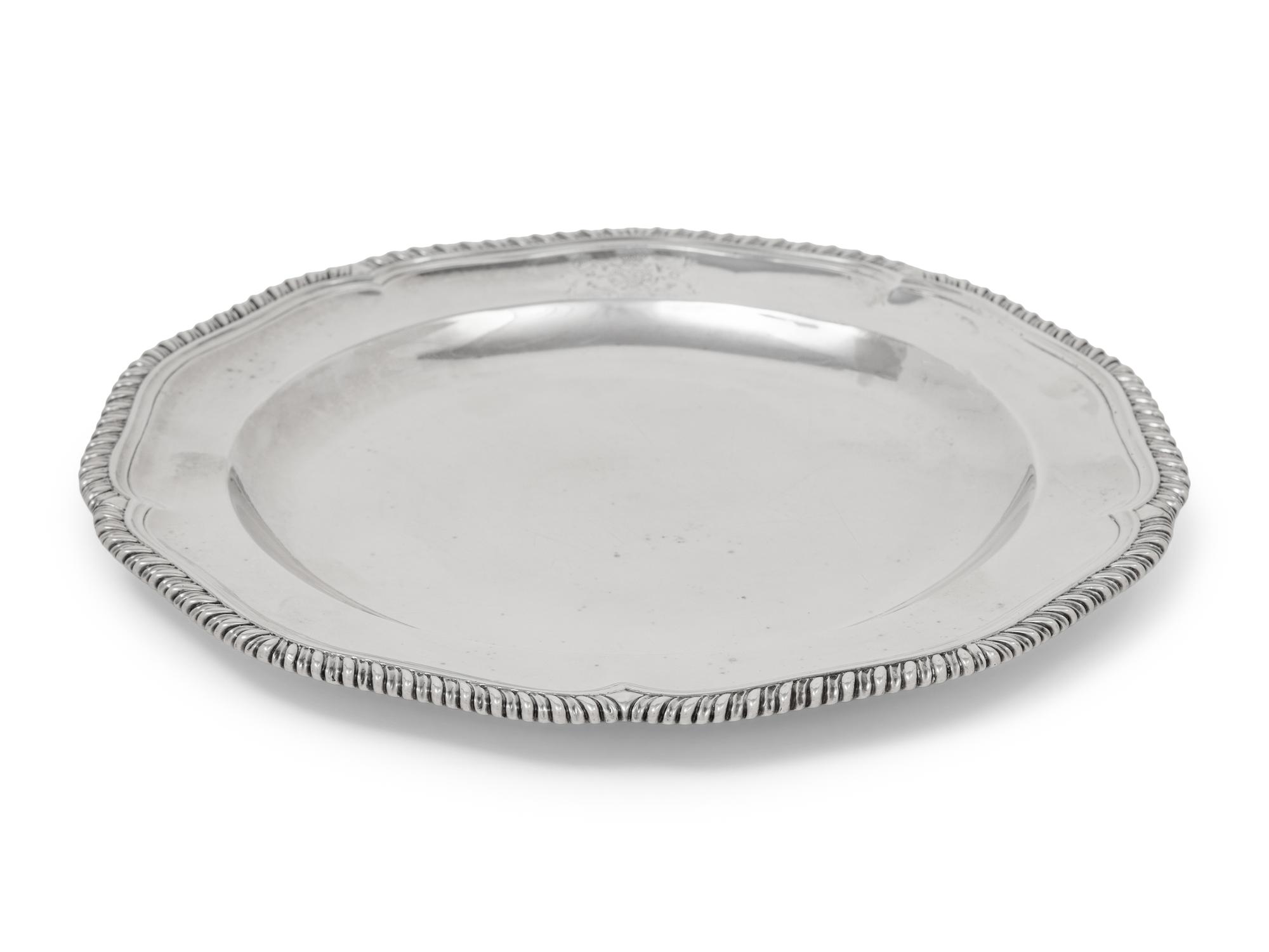 A George III Silver Dinner Plate