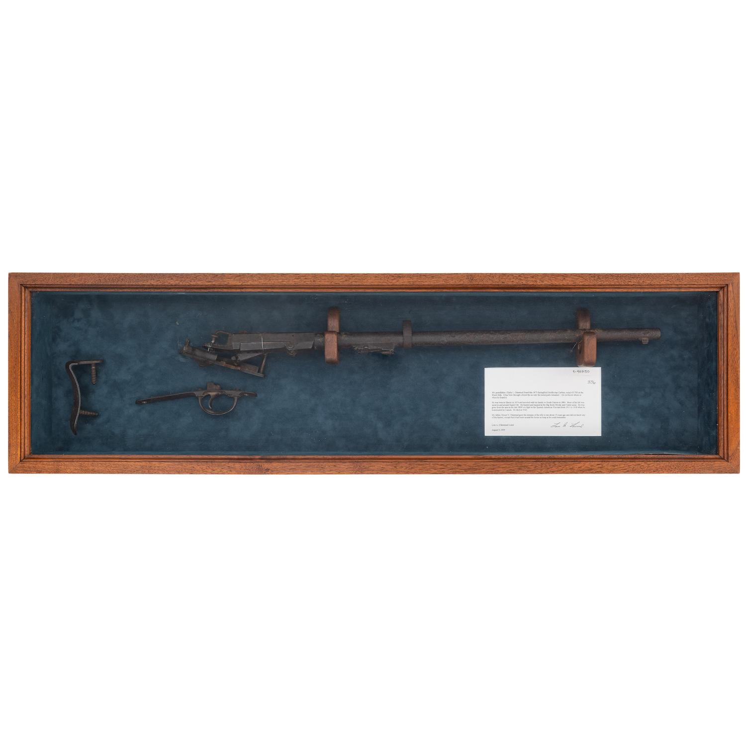 Relic Parts of a Custer Range US Model 1873 Springfield Trapdoor Carbine