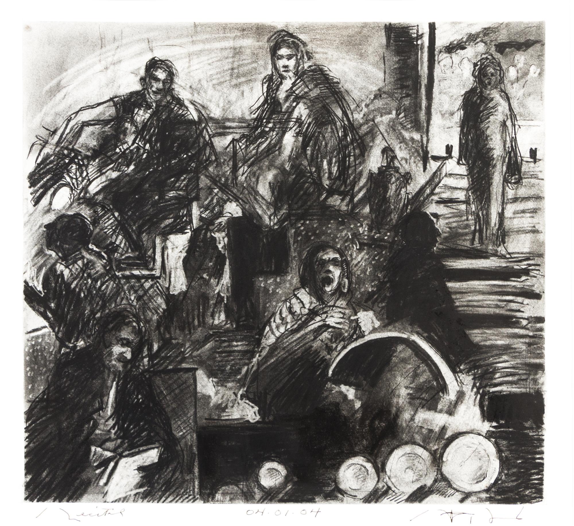 Robert Barnes, (American, b. 1934), Recital, 2004