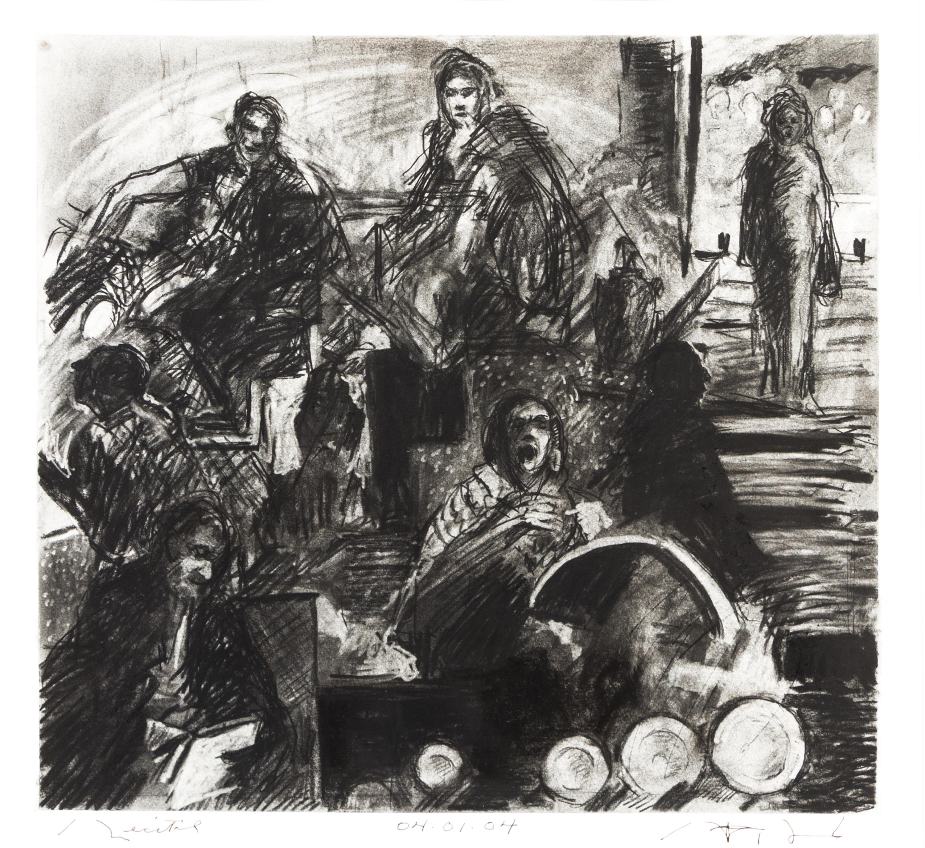 Robert Barnes, (American, b. 1934), Recital, 2004