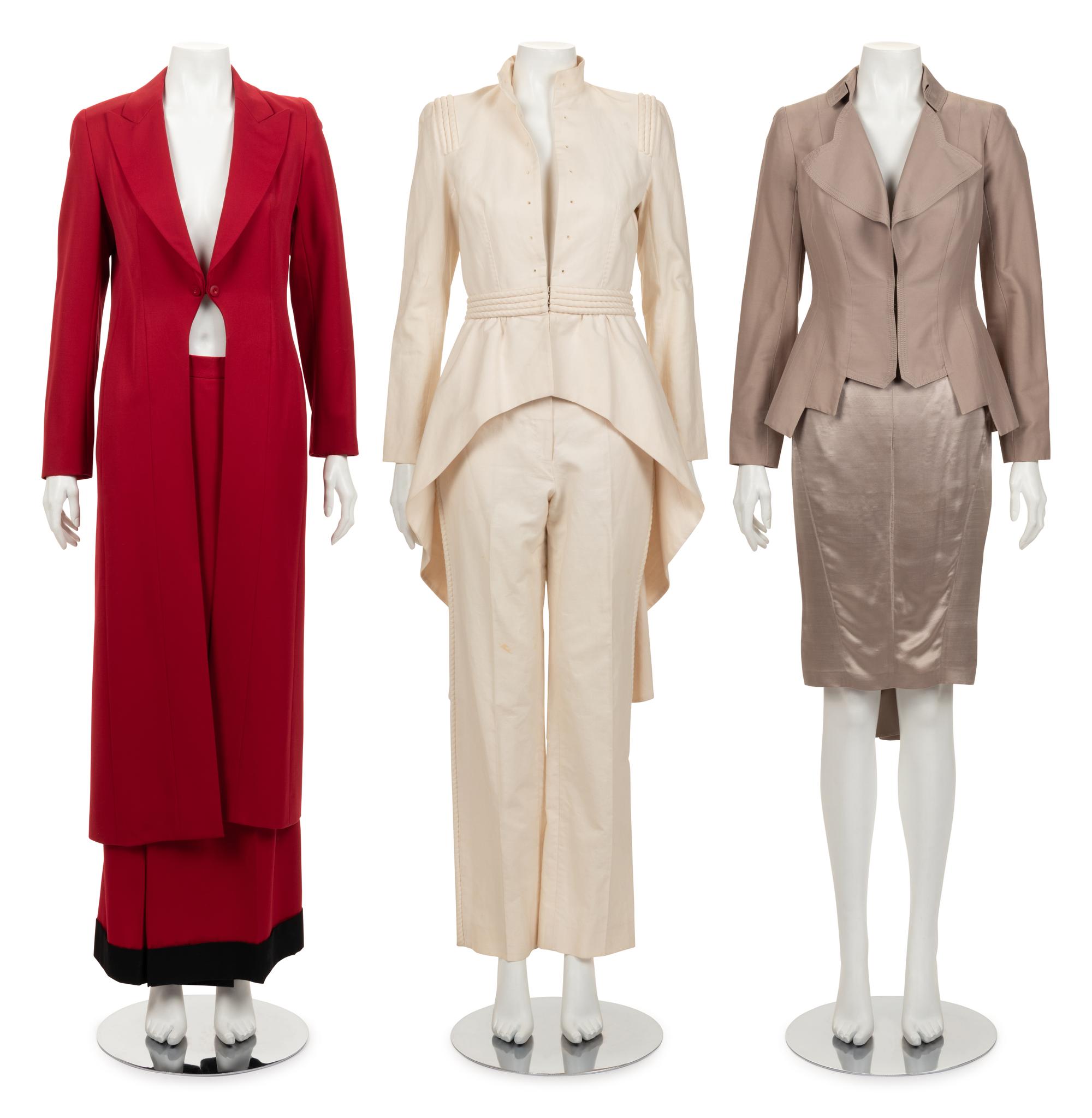 Three Givenchy Two-Piece Ensembles, 1990-2010s