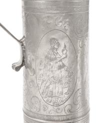 A Collection of Eight Pewter Articles