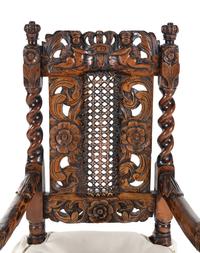 A William and Mary Walnut Highchair