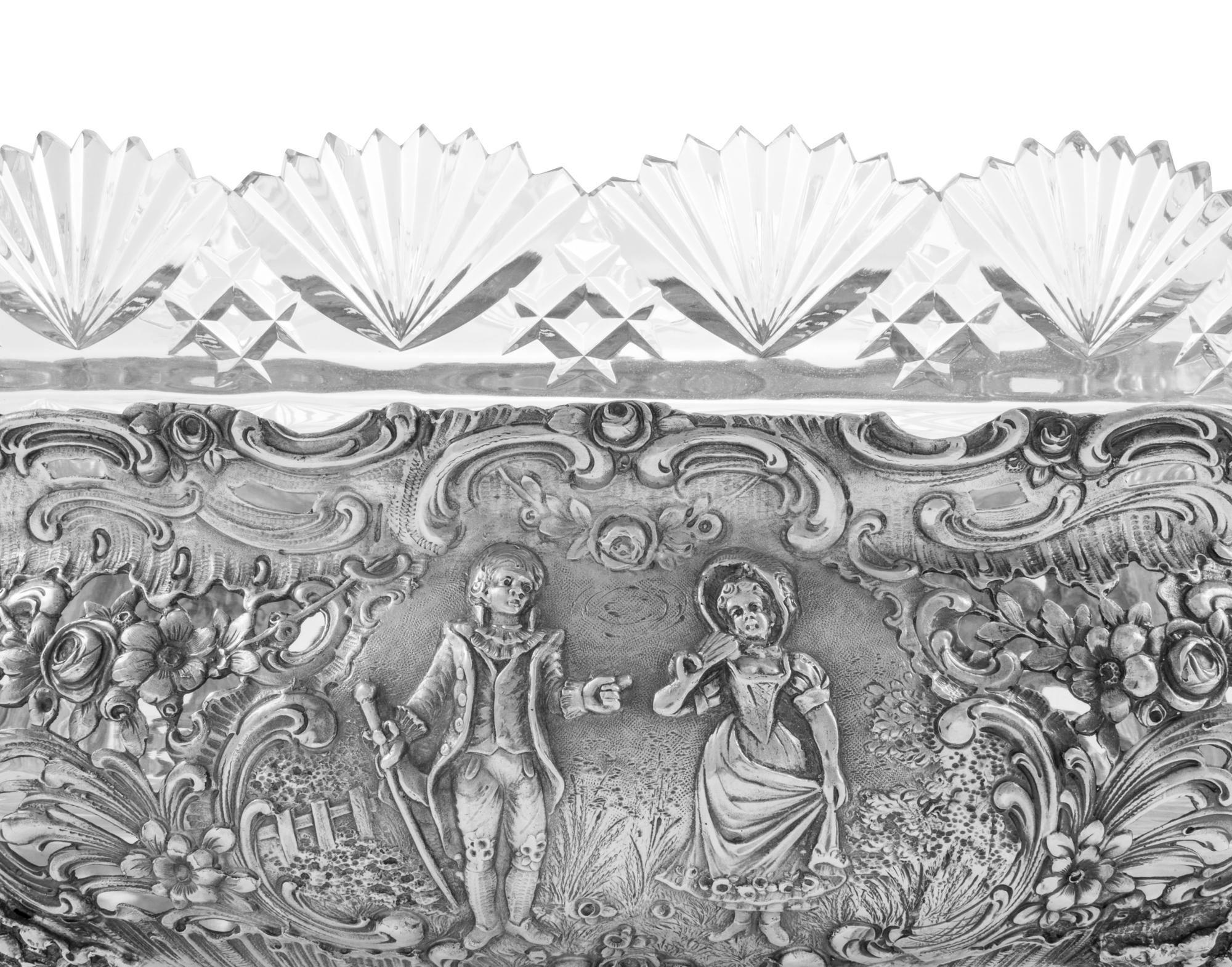 A German Silver Centerpiece Basket