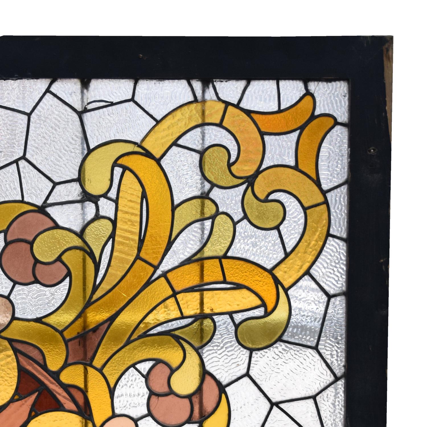 A Leaded Glass Window, Manner of Sullivan, United States, 20th Century, — United States, 20th Century