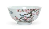 A Famille Rose Porcelain Bowl Diameter 6 1/8 inches.
