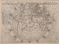 RUSCELLI, Girolamo (c. 1566). Carta Marina Nuova Tavola . Venice, ca 1561.