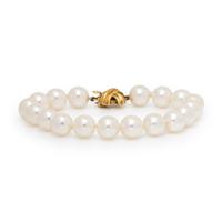 Tiffany & Co., Cultured Pearl and Yellow Gold Bracelet