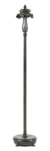 Tiffany Studios, EARLY 20TH CENTURY, a bronze Junior Piano floor lamp base
