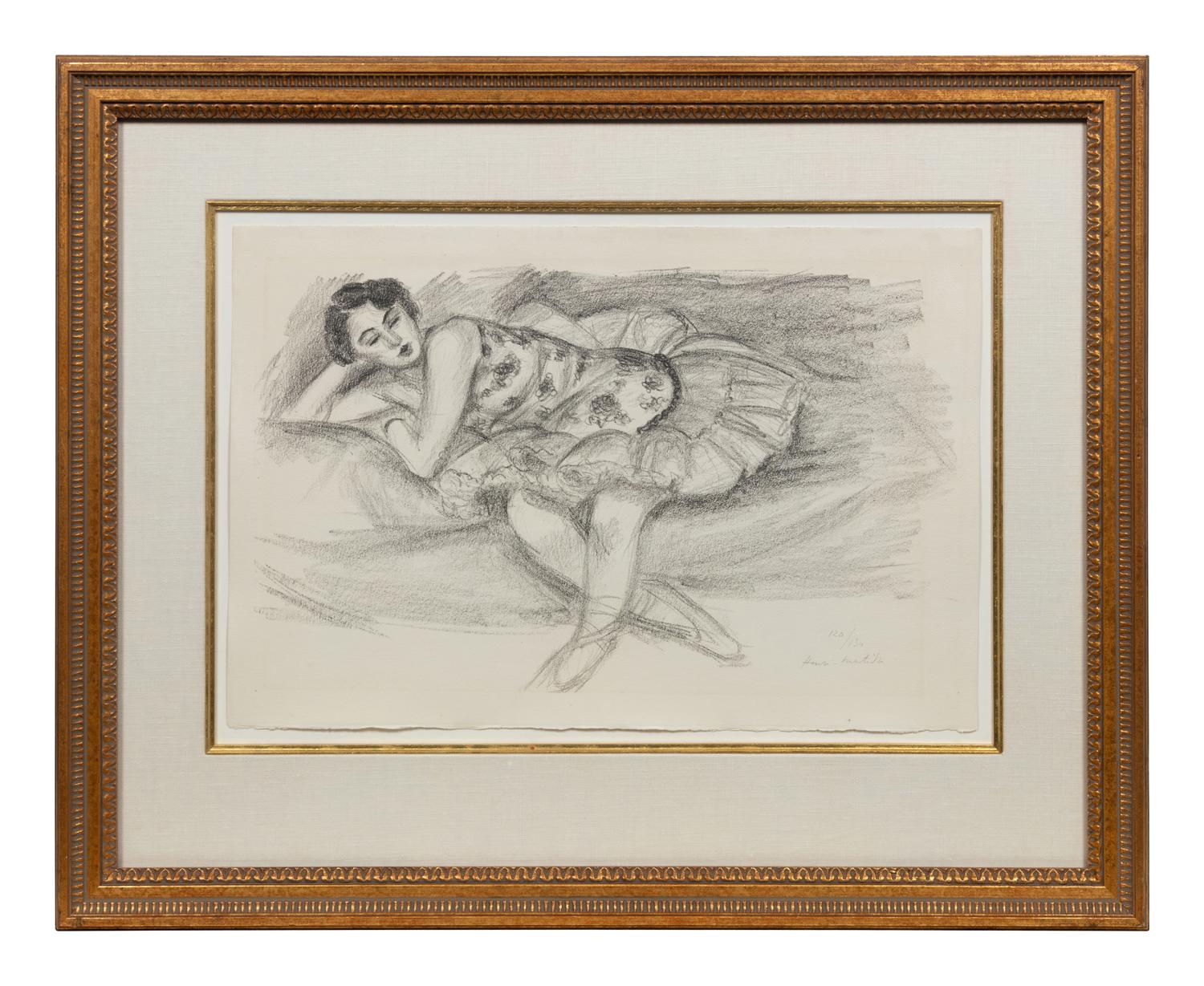 Danseuse au Divan pliee en deux (from Dix Danseuses )