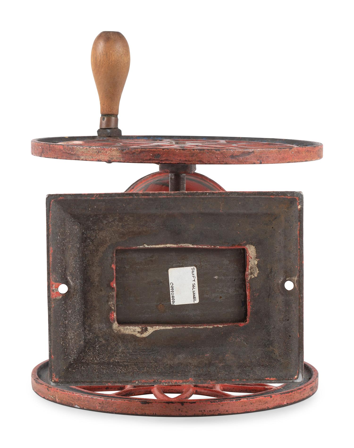 A Lane Brothers No. 12 Swift Double-Wheeled Coffee Grinder