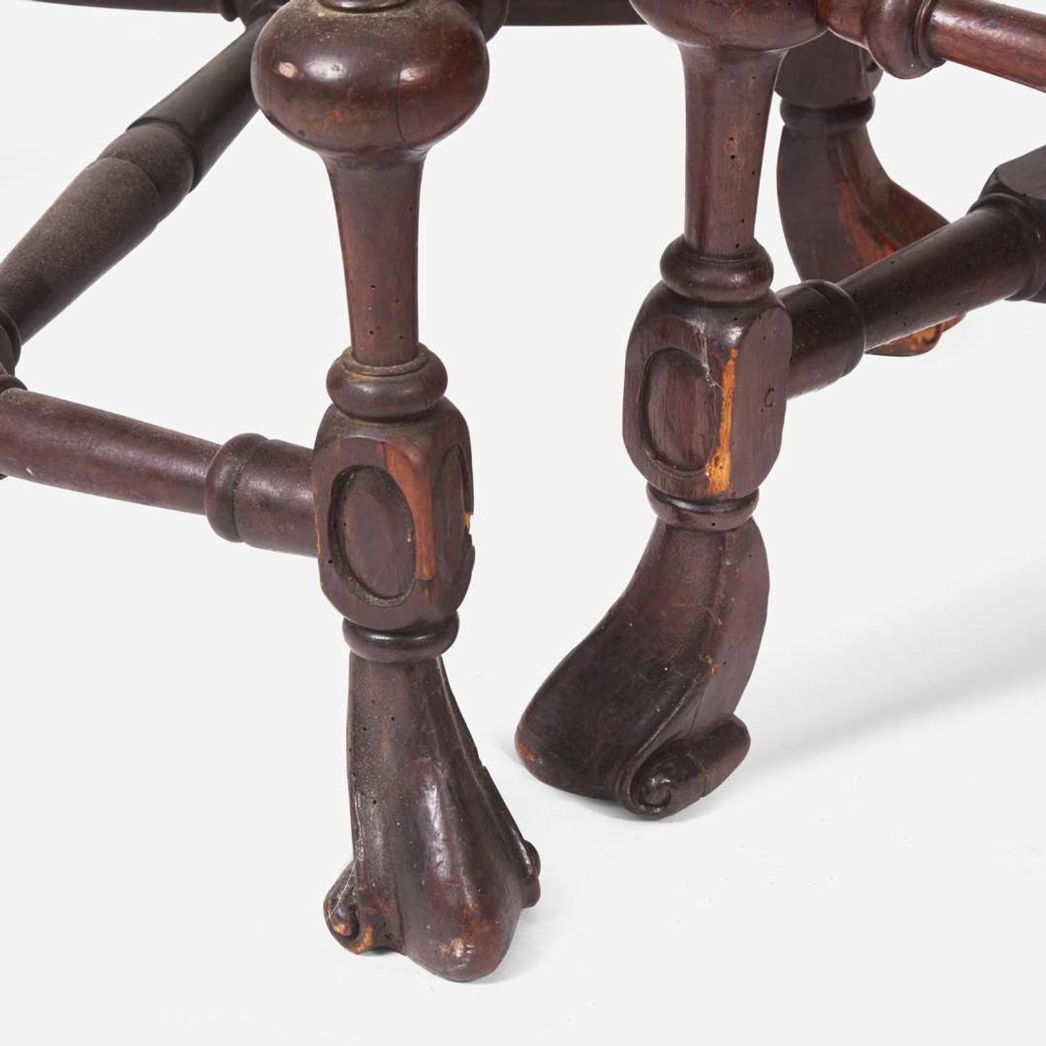 A pair of William & Mary caned beech side chairs Irish, circa 1690