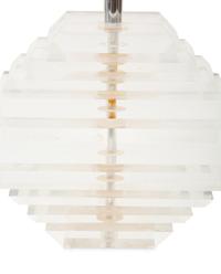 A Stacked Acrylic Table Lamp Attributed to Karl Springer