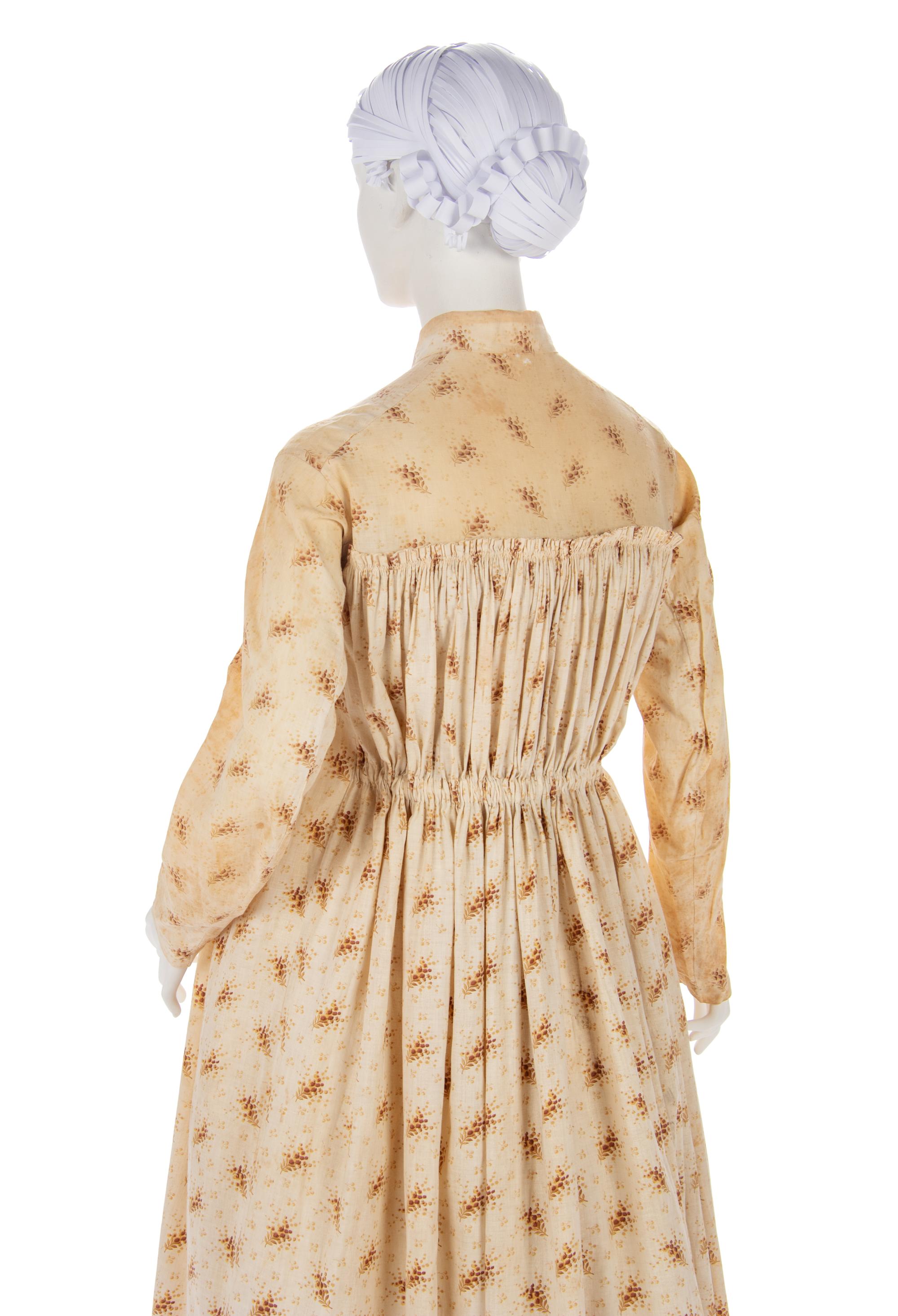 Two Cotton Day/Home Dresses, 1890s