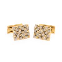 Georges L'Enfant for Cartier, Bicolor Gold Cuff Links