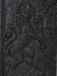An English Cast Iron Armorial Fireback