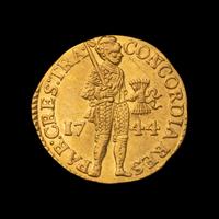 [NETHERLANDS] An Utrecht 1744 Gold Ducat Coin