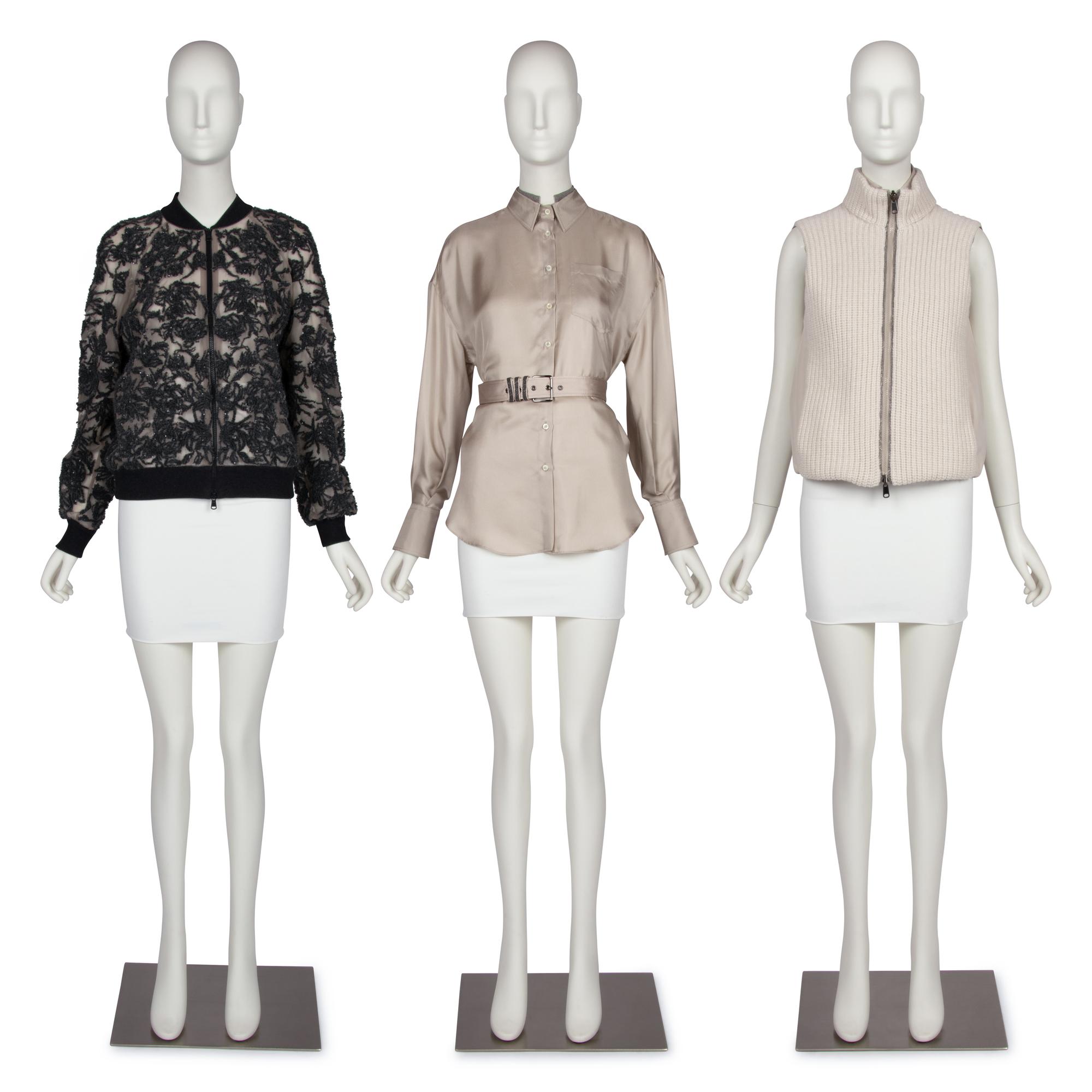 Three Brunello Cucinelli Pieces, Jacket, Vest, Blouse, c. 2018