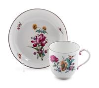 A Höchst Porcelain Cup and Saucer