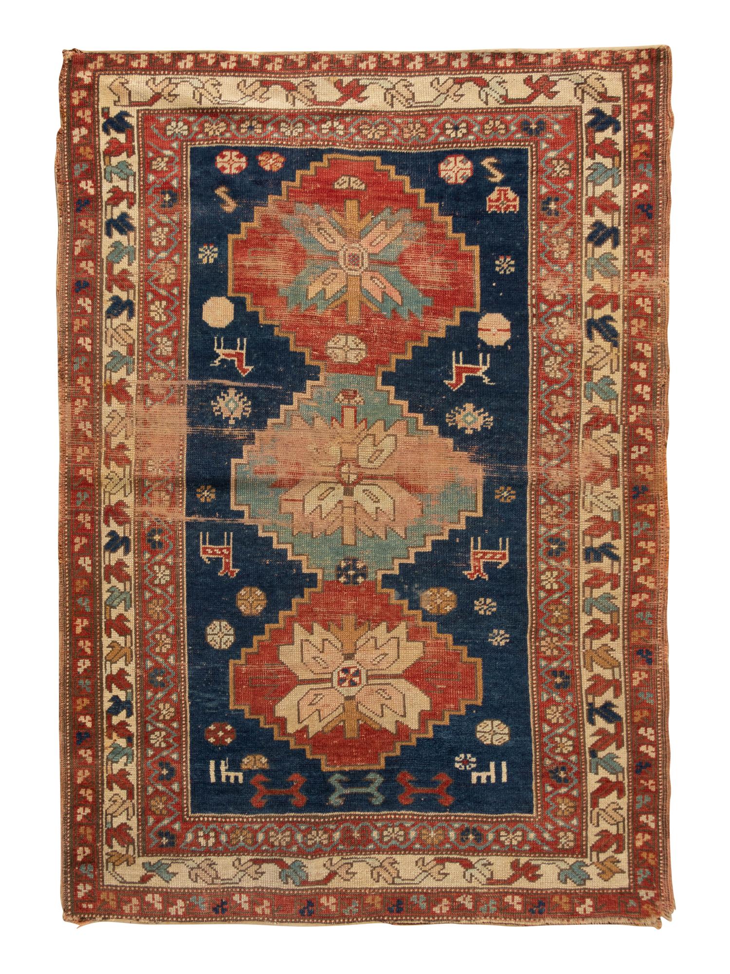 A Kazakh Wool Rug
