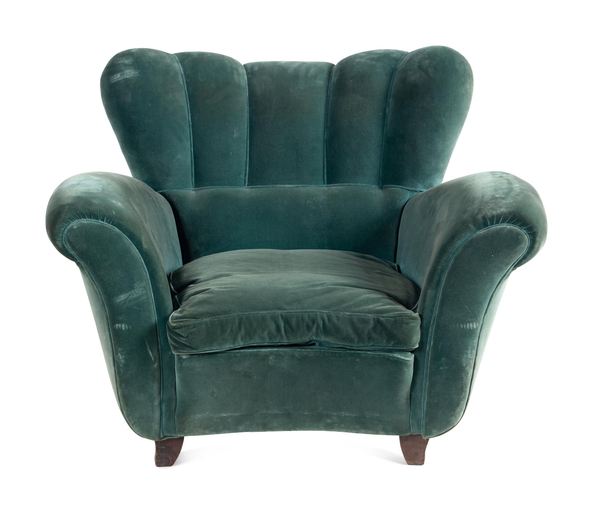 Pair of Wingback Lounge Chairs