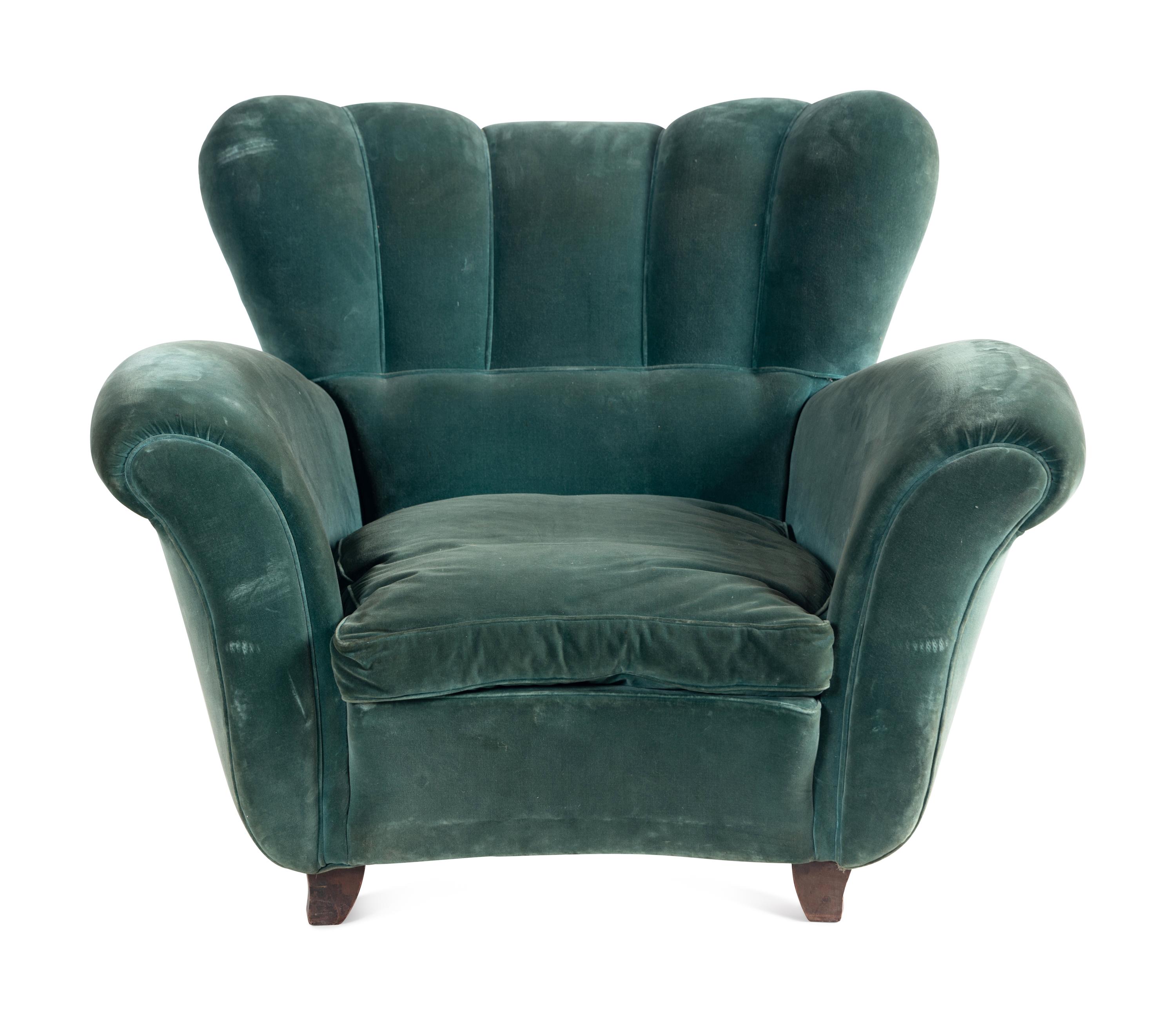 Pair of Wingback Lounge Chairs
