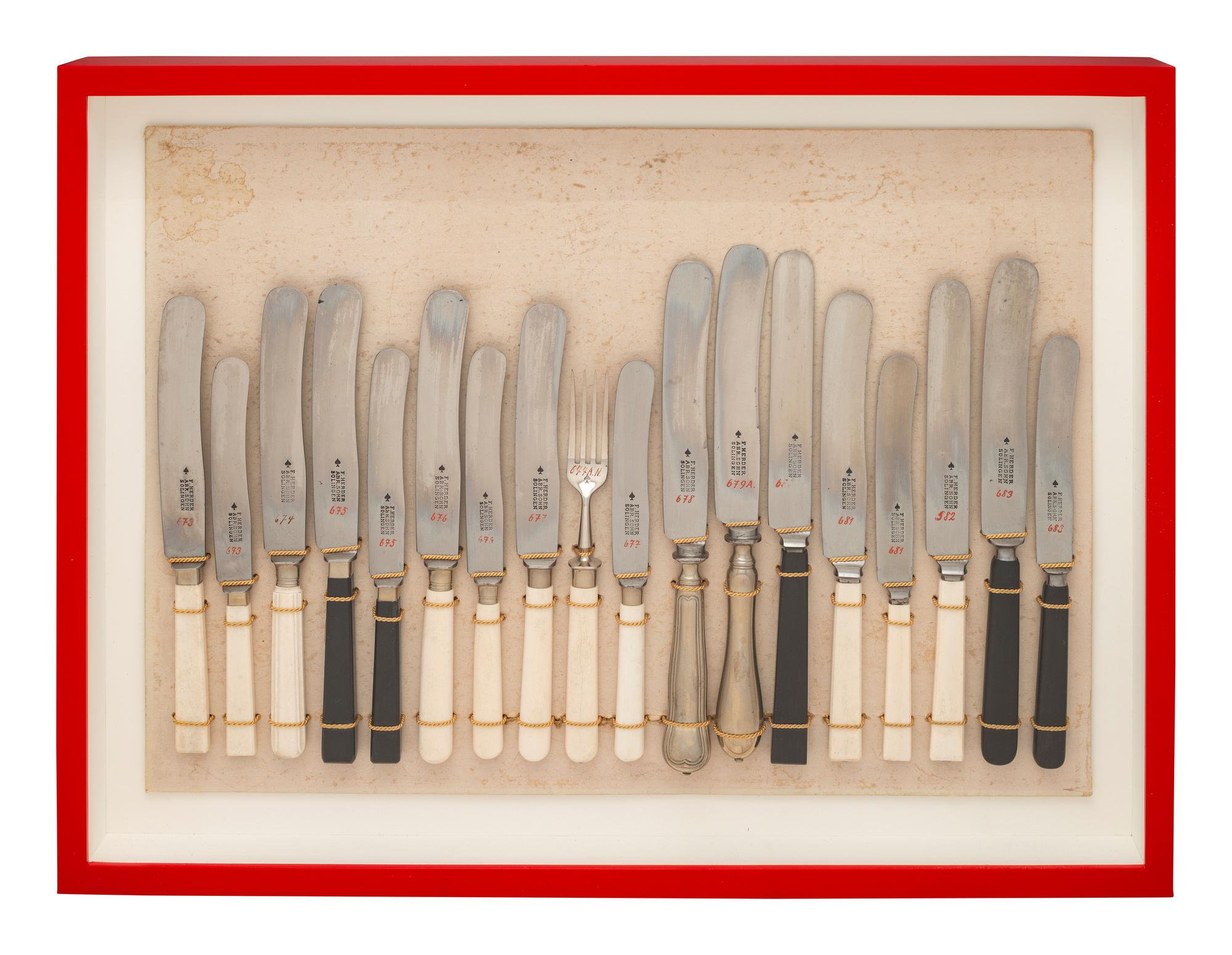 A German Salesman Sample Knife Set