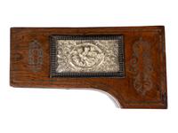 A Palais Royal Rosewood Piano-Form Musical Sewing Box