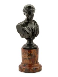 A Grand Tour Style Bronzed Composition Bust
