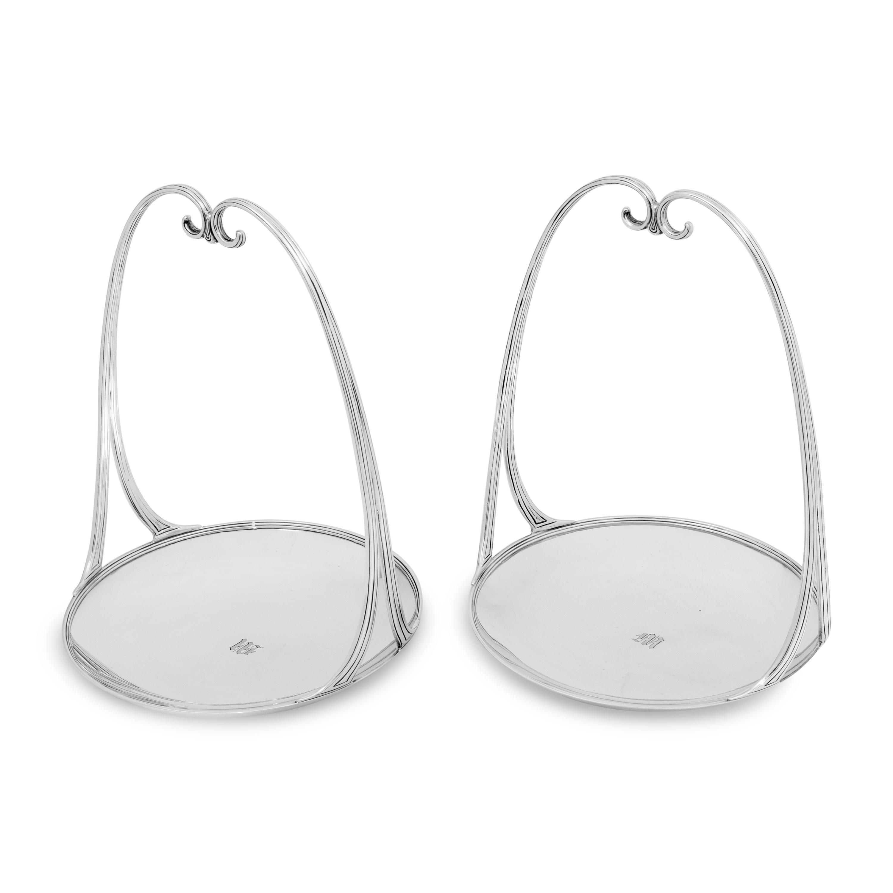 A Pair of Tiffany and Co. Silver Baskets