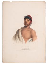 [McKENNEY & HALL]. A group of 3 large folio hand-colored lithographs of Fox & Sac and Menominee. 1836-1838.