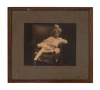CURTIS, Edward S. (1868-1952), photographer. Studio portrait of Marie Nettleton.