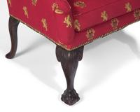 A George III Mahogany Easy Chair
