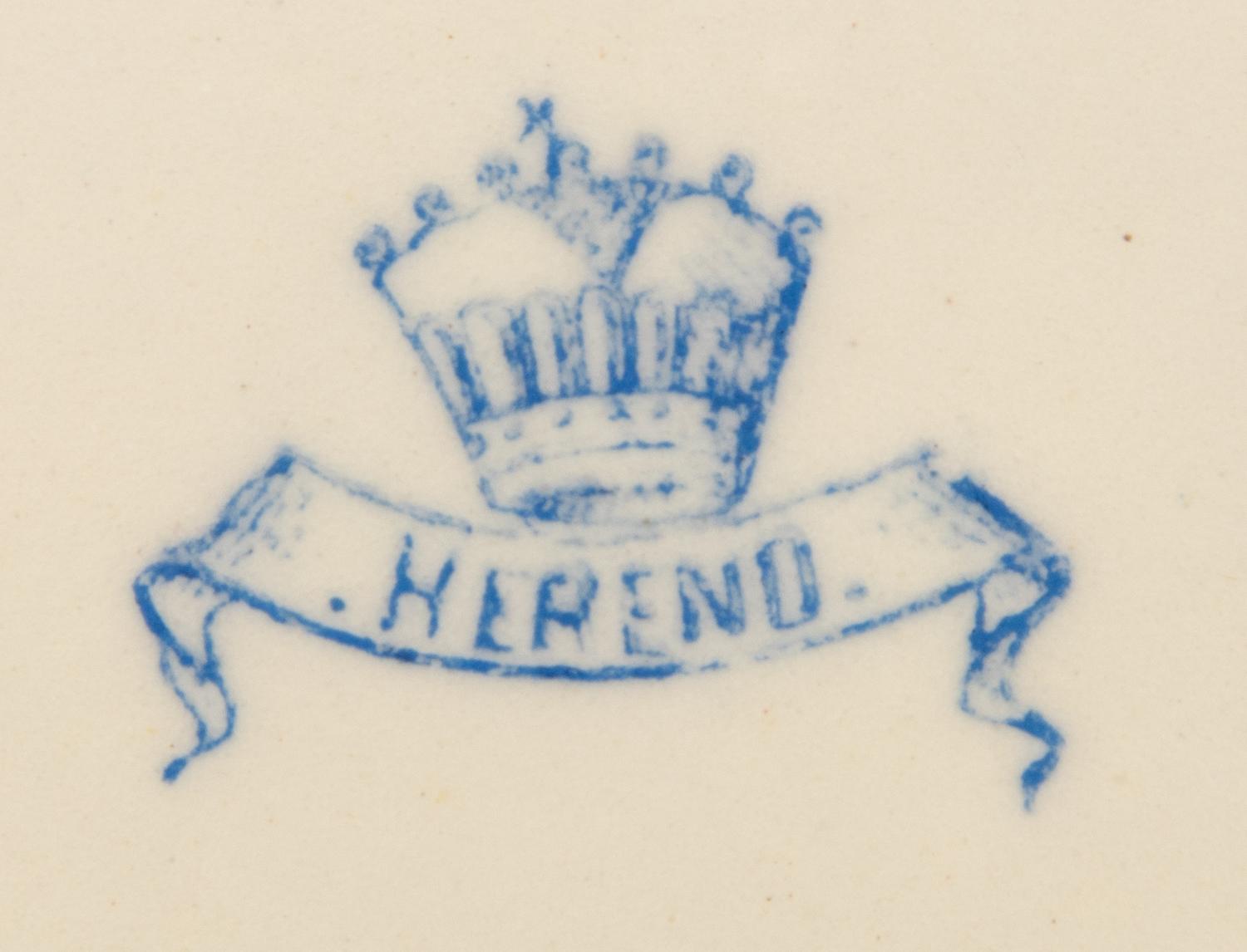 A Rare Herend Faience Dinner Service