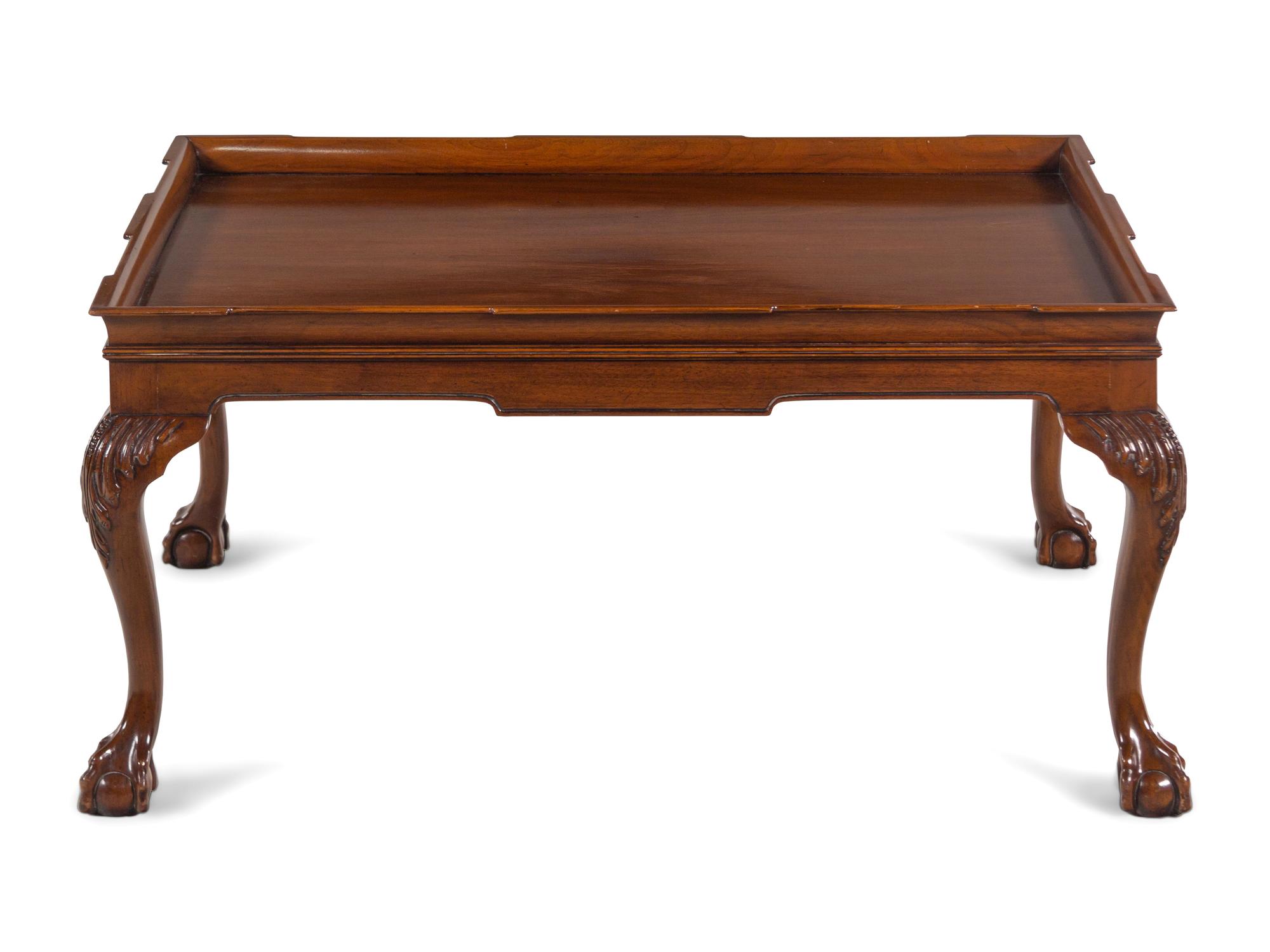 A Kittinger Georgian Style Mahogany Cocktail Table