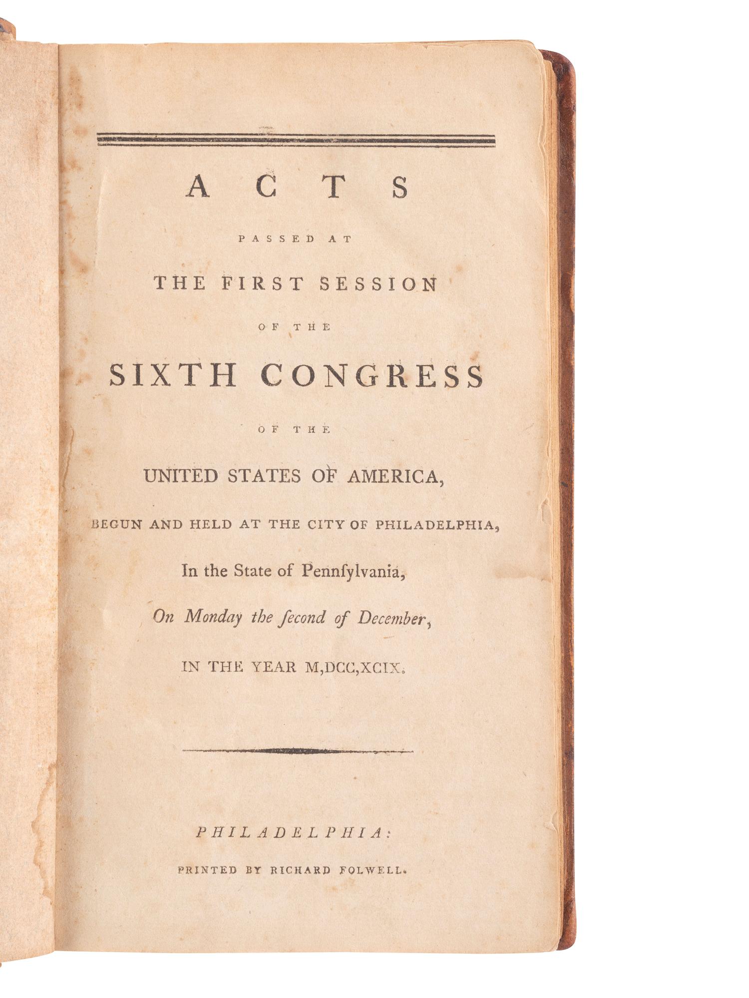 [REVOLUTIONARY WAR & COLONIAL AMERICA]. 6 works involving Founding Fathers & early American history.