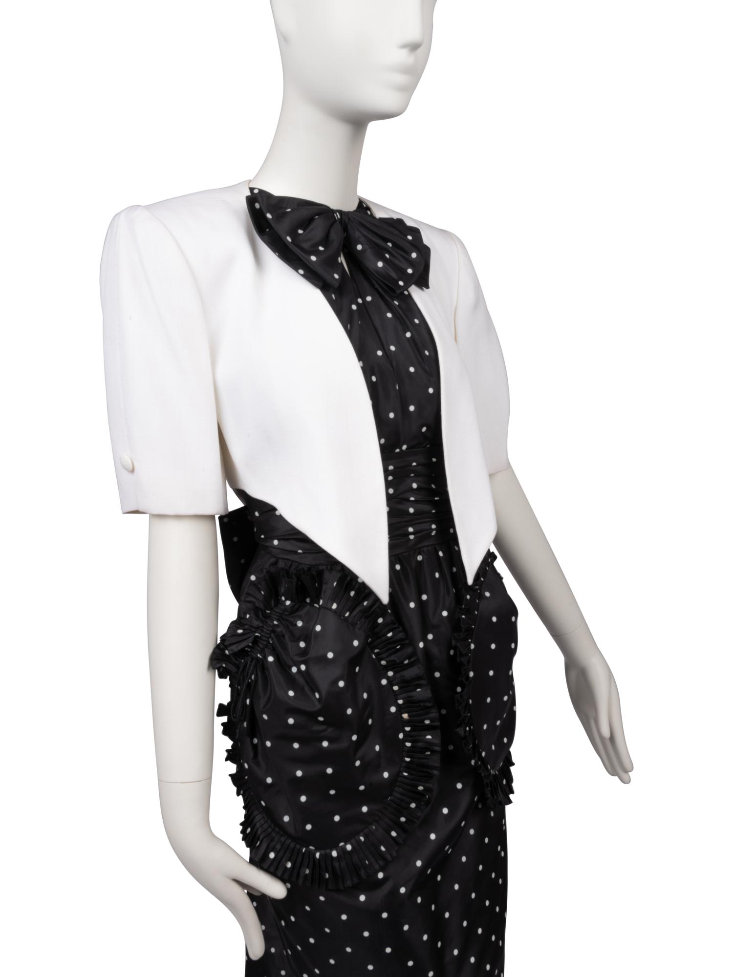 Two Nina Ricci Dresses, One With Jacket, 1980-90s