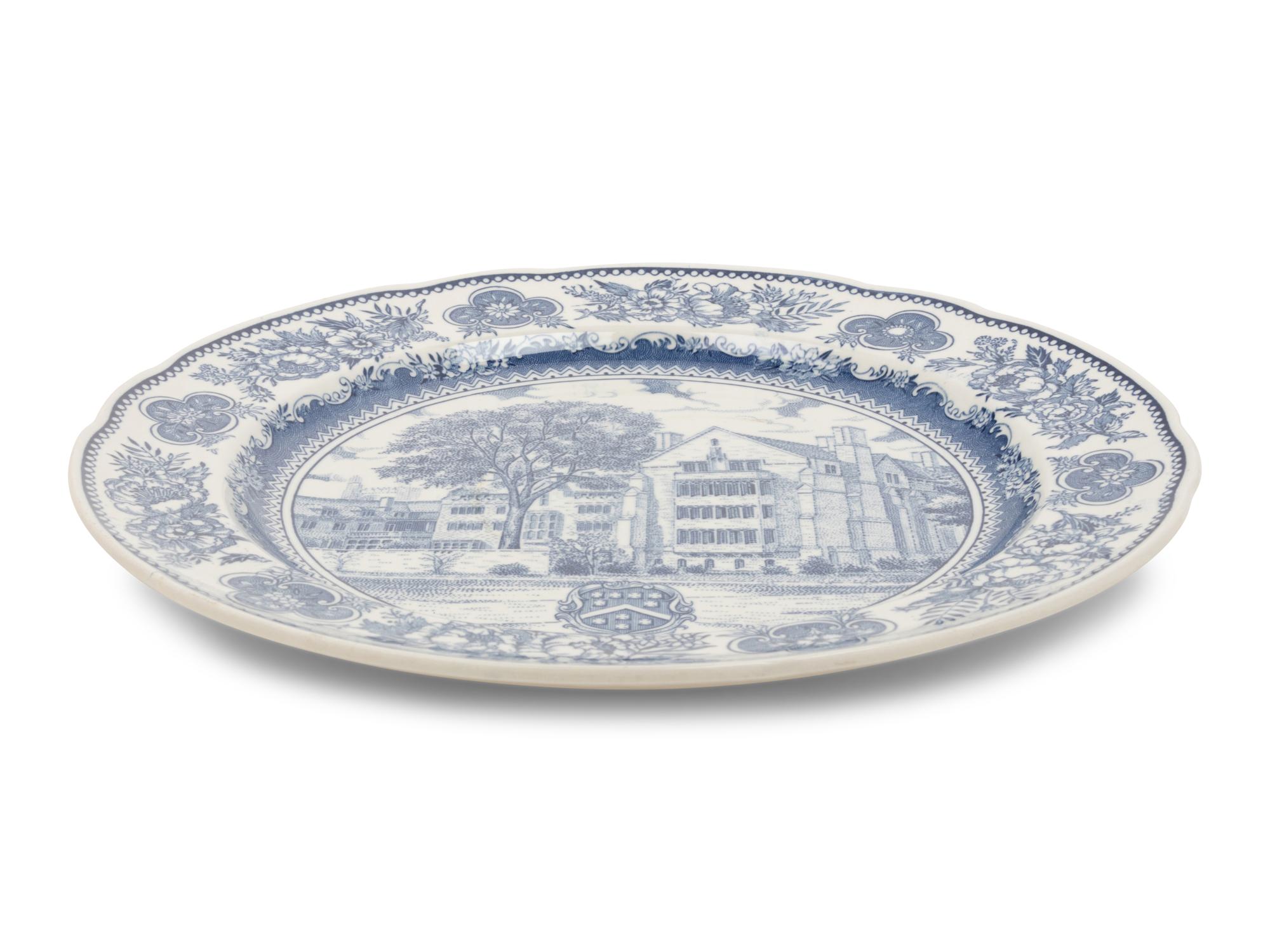 A Wedgwood Dinner Plate of Berkeley College Interest