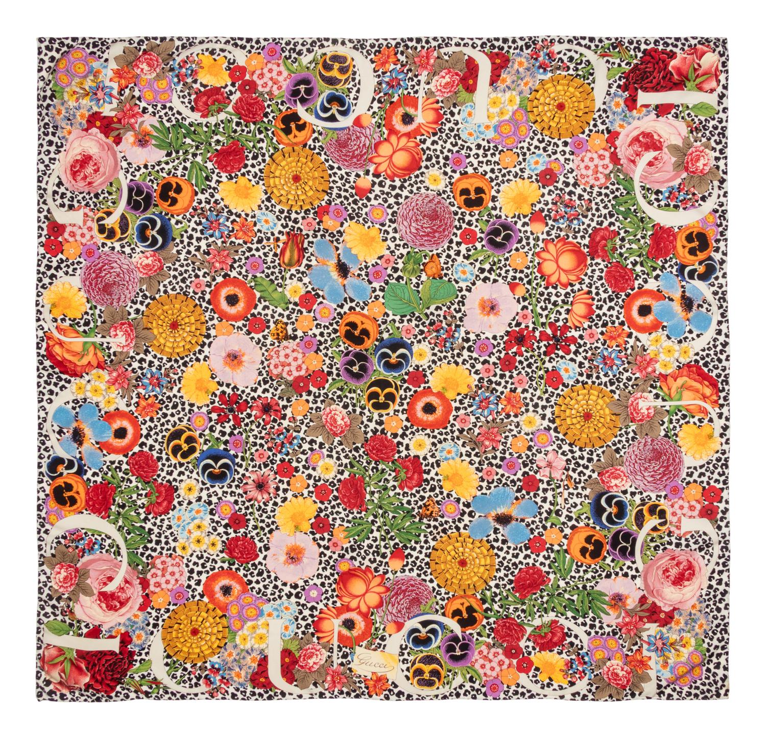 Group of Five Designer Scarves